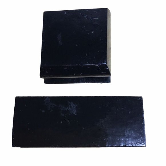 Vintage Russian Lacquer Hand Painted Fairy Tale Hinged Trinket Box Lot of 2 - Picture 8 of 8